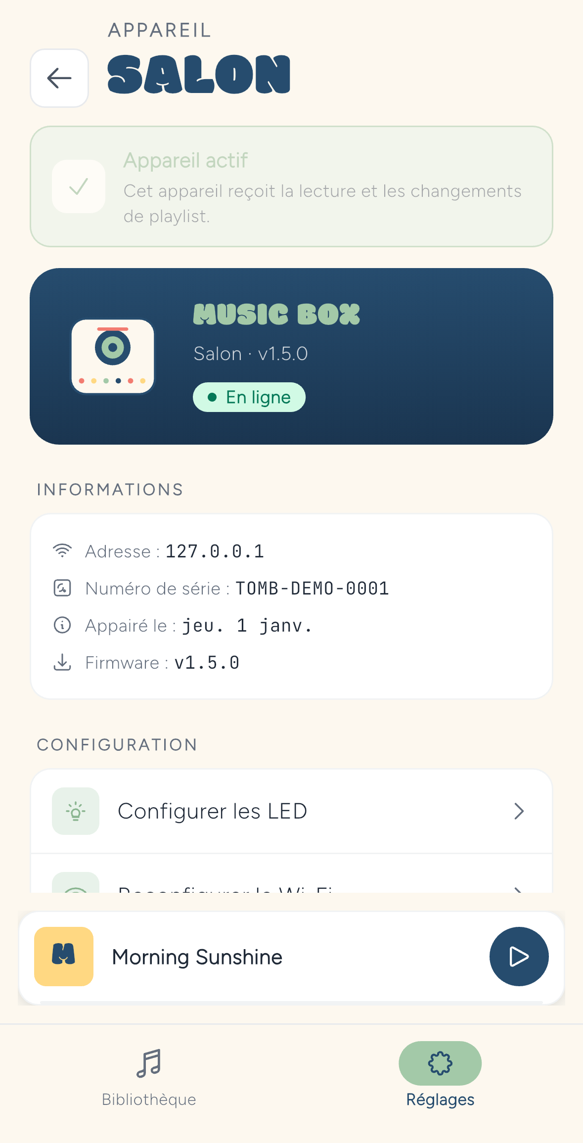 The Open Music Box, Set up the MusicBox