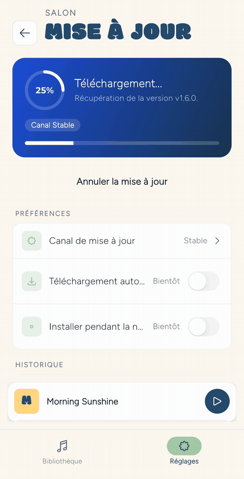 The Open Music Box, Update the MusicBox